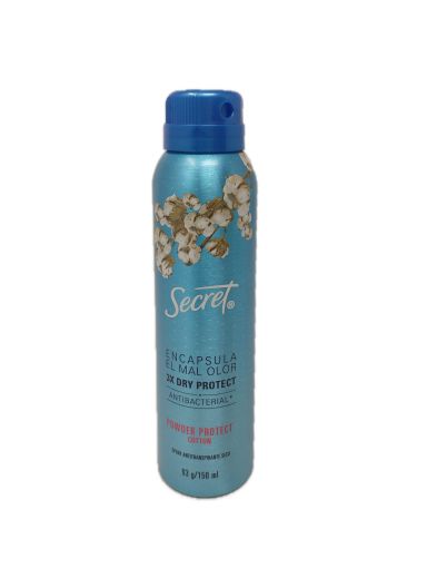 Imagen de DESODORANTE SECRET PROTECT ALGODÓN PARA MUJER EN AEROSOL 150.00 ML