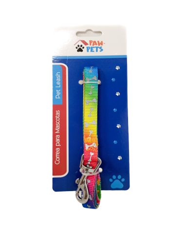 Imagen de CORREA PARA PERROS PAW PETS MULTICOLOR 120 CM 1 UND