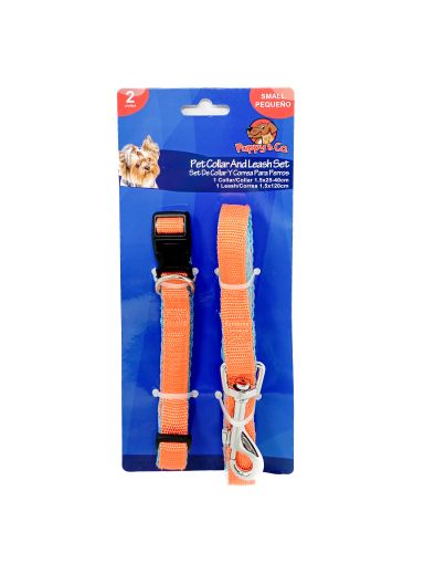 Imagen de JUEGO DE COLLAR Y CORREA PUPPY & CO PARA PERROS PEQUEÑO #N23-02637 1 UND