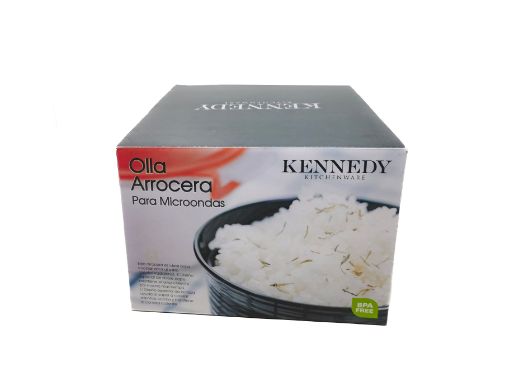 Imagen de OLLA ARROCERA PARA MICROOONDAS KENNEDY 18 CM #46362 1 UND