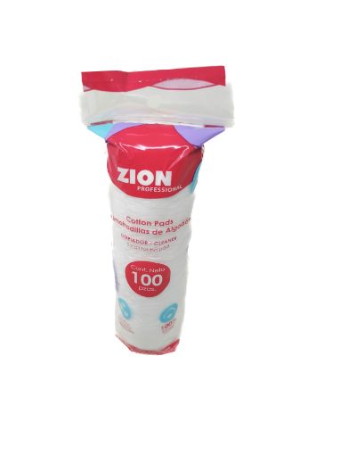 Imagen de ALMOHADITAS DE ALGODÓN ZION PROFESIONAL REDONDAS #ZN-600 100 UND