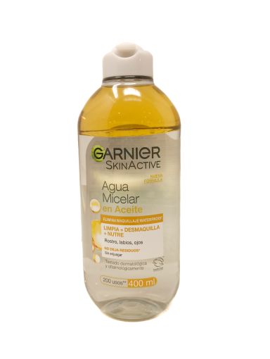 Imagen de AGUA MICELAR GARNIER SKINACTIVE EN ACEITE CON OLEO 400 ML