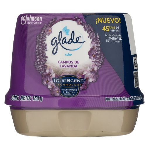 Imagen de AROMATIZANTE GLADE CAMPOS DE LAVANDA EN GEL 180 g 