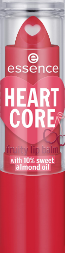 Imagen de LAPIZ LABIAL ESSENCE HEART CORE FRUITY LIP BALM 01 3 g 