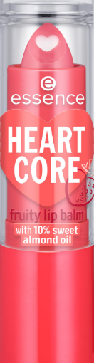 Imagen de LAPIZ LABIAL ESSENCE HEART CORE FRUITY LIP BALM 02 3 g 