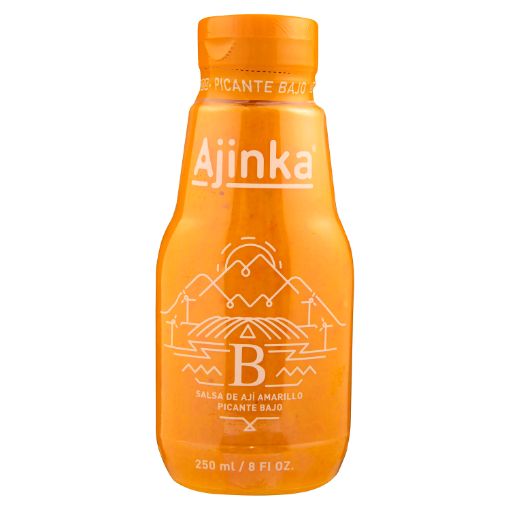 Imagen de SALSA AJINKA DE AJÍ AMARILLO PICANTE BAJO 250 ML