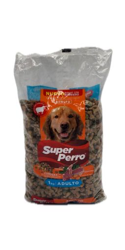 Imagen de ALIMENTO PARA PERRO SUPER PERRO ADULTO SABOR CORDERO 1000 G