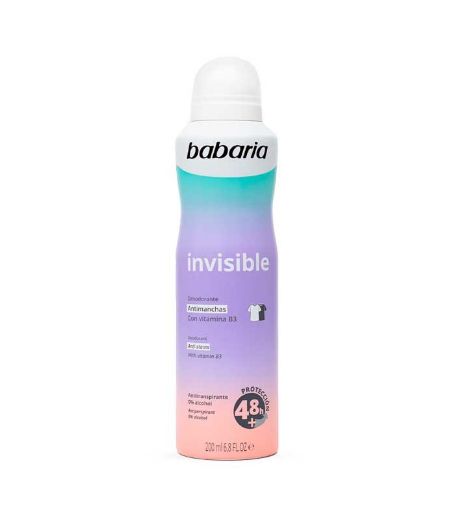 Imagen de DESODORANTE BABARIA INVISIBLE PARA MUJER  EN AEROSOL 200.00 ML