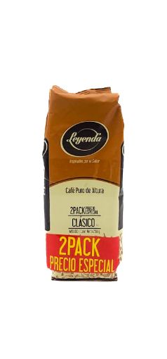 Imagen de OFERTA LEYENDA 500 G-2 PACK CAFE CLASICO 250 G PRECIO ESP 