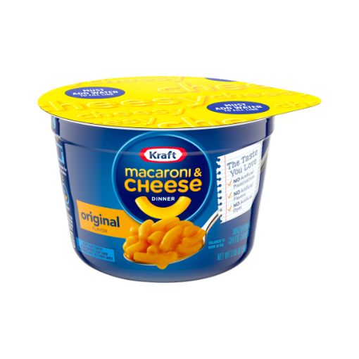 Imagen de PASTA KRAFT MACARRONES MAC CHEESE TAZA 58.00 G