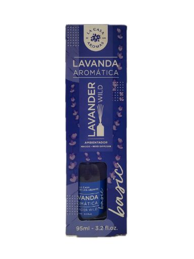 Imagen de AROMATIZANTE LA CASA DE LOS AROMAS VARITAS LAVANDA 95 ML