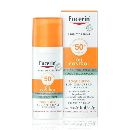 Imagen de PROTECTOR SOLAR EUCERIN PIEL MIXTA A GRASA FPS 50 LOCIÓN 50 ML