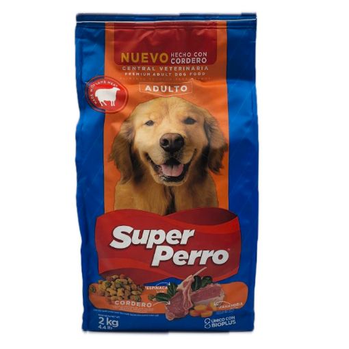 Imagen de ALIMENTO PARA PERRO SUPER PERRO ADULTO SABOR CORDERO 2000 G