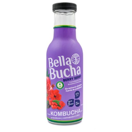 Imagen de BEBIDA BELLA BUCHA BERRY BERRY CON PROBIOTICOS 355.00 ML