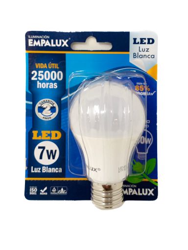 Imagen de BOMBILLO  EMPALUX LED 7 W 1 und 