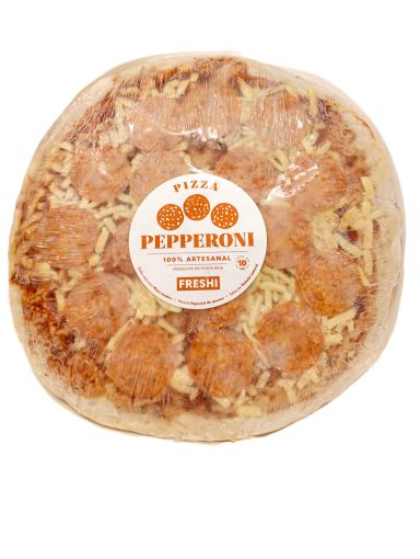 Imagen de PIZZA ARTESANAL FRESHY PEPPERONI CONGELADA 520 g 