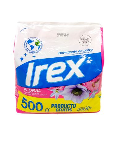 Imagen de OFERTA DETERGENTE EN POLVO IREX FLORAL ACONDICIONADOR 1500 G+500 G PRODUCTO GRATIS 