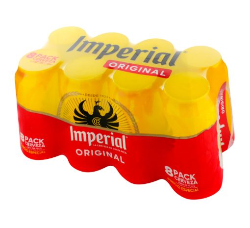 Imagen de OFERTA IMPERIAL 2800 ML-8 UND CERVEZA ORIGINAL 350 ML  