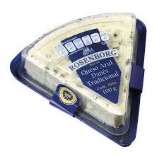 Imagen de QUESO AZUL DANÉS  ROSENBORG 100 G