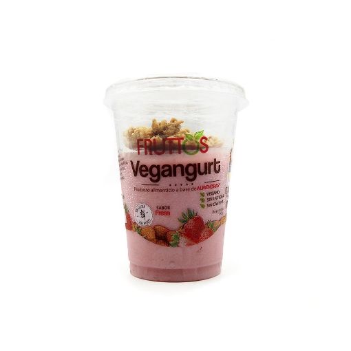 Imagen de YOGURT FRUTTOS VEGANGURT FRESA CON TOPPING 190 ml 