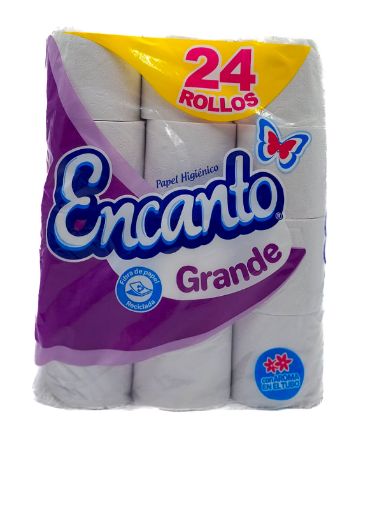 Imagen de PAPEL HIGIÉNICO ENCANTO HOJAS DOBLES GRANDE 24 UND