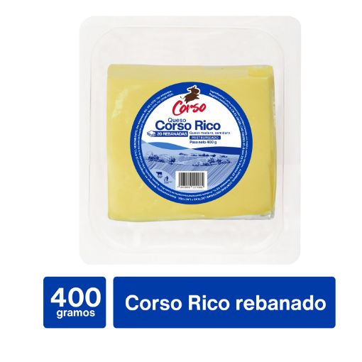 Imagen de QUESO CORSO RICO REBANADO 1 UND 400 G