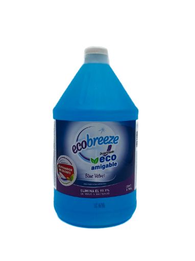 Imagen de DESINFECTANTE ECOBREEZE BLUE VELVET 100% BIODEGRADABLE 3875 ML