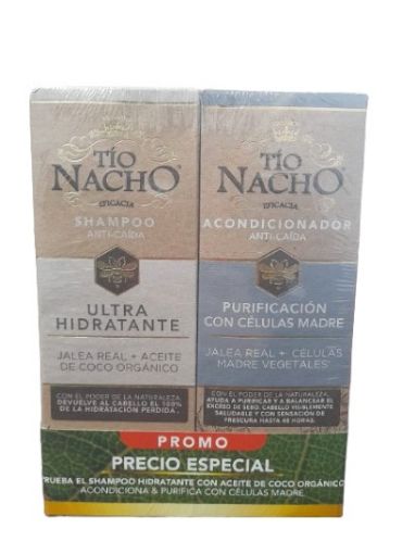 Imagen de OFERTA TIO NACHO 1660 ML-SHAMPOO ULTRA HIDRATANTE 830 ML + ACONDICIONADOR PURIFICACION 830 ML PREC ESP 