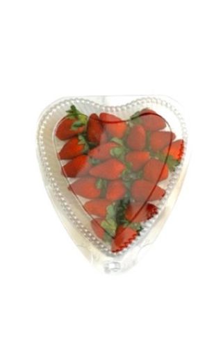Imagen de FRESA FRUTA INTERNACIONAL BANDEJA CORAZÓN 500 G
