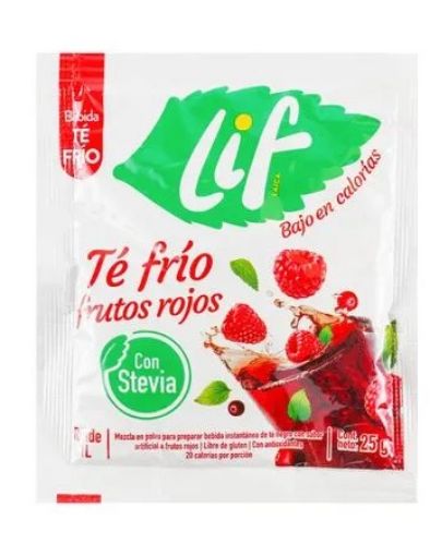 Imagen de BEBIDA LIF EN POLVO FRUTOS ROJOS CON STÉVIA 25 G