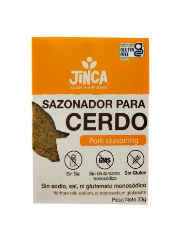 Imagen de SAZONADOR JINCA FOODS PARA CERDO 33 G