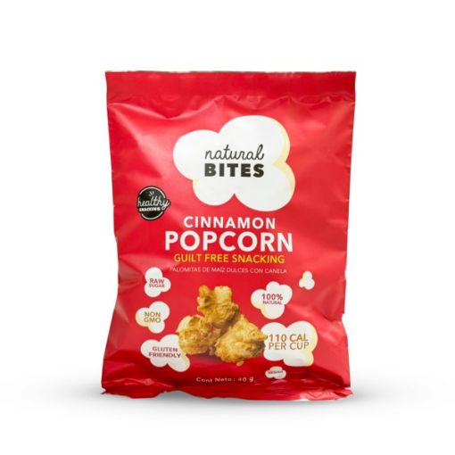 Imagen de PALOMITAS DE MAIZ NATURAL BITES DULCES CON CANELA SIN GLUTEN 40 G