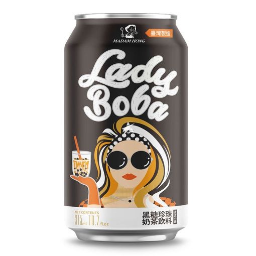 Imagen de BEBIDA CARBONATADA LADY BOBA TÉ DE TAPIOCA BROWN SUGAR 315 ML