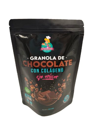 Imagen de GRANOLA CRISTINAS KITCHEN CHOCOLATE CON COLÁGENO SIN AZÚCAR 300.00 G