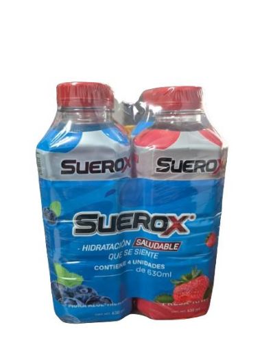 Imagen de PACK BEBIDA HIDRATANTE SUEROX SURTIDO 4 UND 2520.00 ML