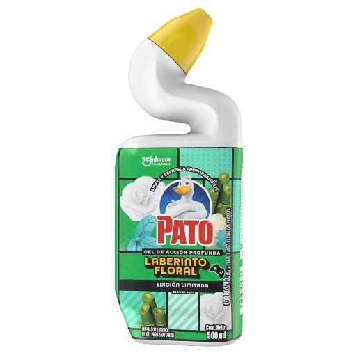 Imagen de LIMPIADOR PATO PARA SANITARIO LABERINTO FLORAL 500.00 ML