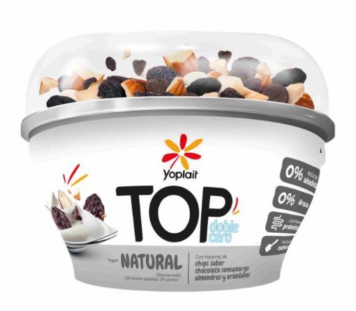 Imagen de YOGURT YOPLAIT LIGHT DOBLE CERO NATURAL CON TOPPING 165.00 G