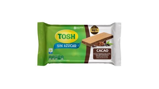 Imagen de SORBETO TOSH CACAO SIN AZÚCAR 8 UND 202 g 