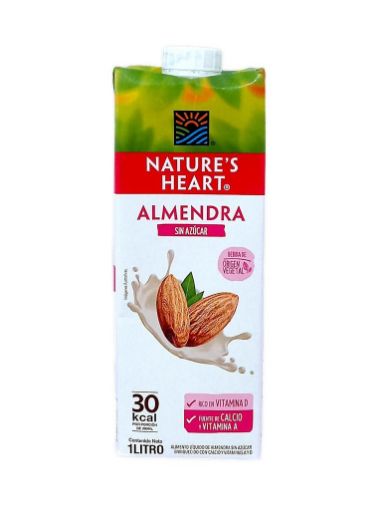 Imagen de BEBIDA NATURES HEART ALMENDRA SIN AZÚCAR 1000 ML