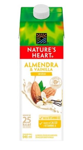 Imagen de BEBIDA NATURES HEART ALMENDRA & VAINILLA SIN AZÚCAR 1000 ML