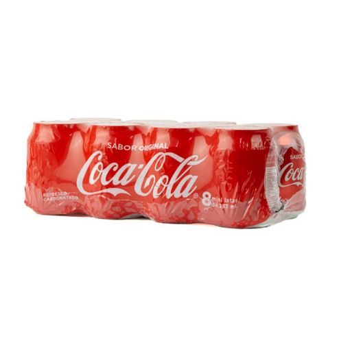 Imagen de OFERTA COCA COLA 8 PACK 237 ML REGULAR LATA 1896.00 ML