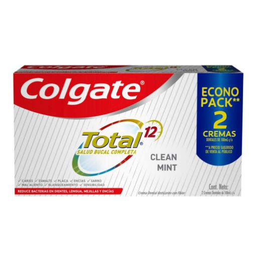 Imagen de OFERTA COLGATE 200 ML-2 UND CREMA DENTAL TOTAL 12 100 ML 