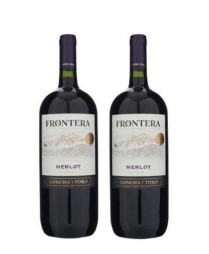 Imagen de VINO TINTO FRONTERA MERLOT 2 PACK 1500 ml 