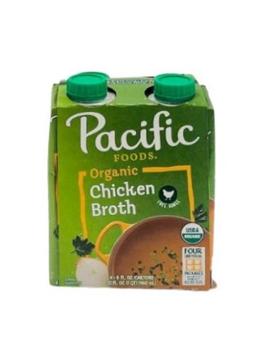 Imagen de CALDO DE POLLO PACIFIC ORGANICO 4 UND 960.00 ML