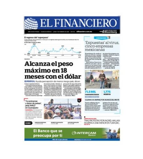 Imagen de PERIÓDICO EL FINANCIERO UND 