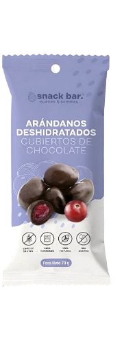 Imagen de ARÁNDANOS SNACK BAR CUBIERTOS DE CHOCOLATE 60.00 G