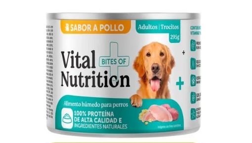 Imagen de ALIMENTO HÚMEDO VITAL NUTRITION POLLO PARA PERRO ADULTO LATA 295.00 G