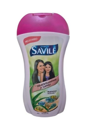 Imagen de SHAMPOO SAVILE CON MULTIVITAMINAS Y SABILA 510.00 ML