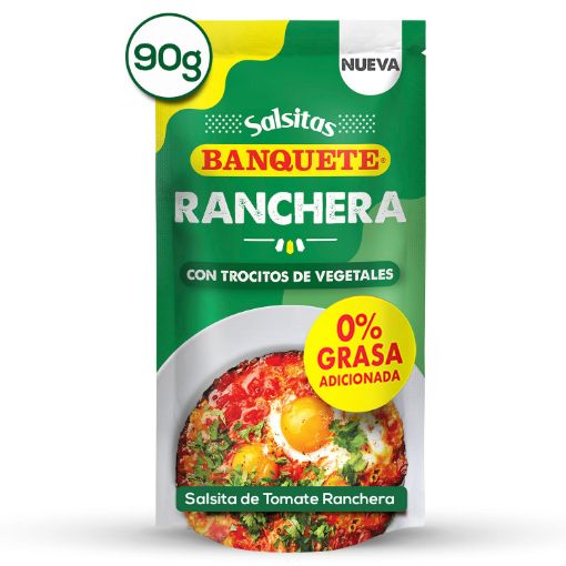 Imagen de SALSA BANQUETE DE TOMATE RANCHERA DOYPACK 90 g 