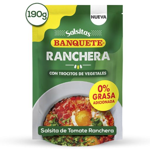 Imagen de SALSA BANQUETE DE TOMATE RANCHERA DOYPACK 190 g 